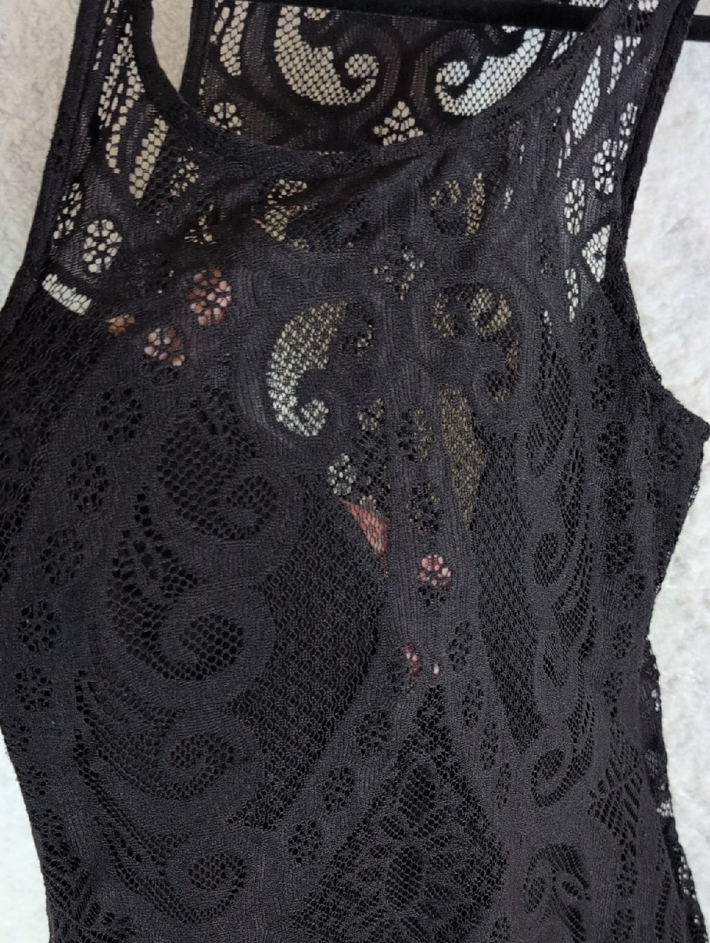 69-Lovers + Friends Black Lace Mini Dress - Picture 6 of 7